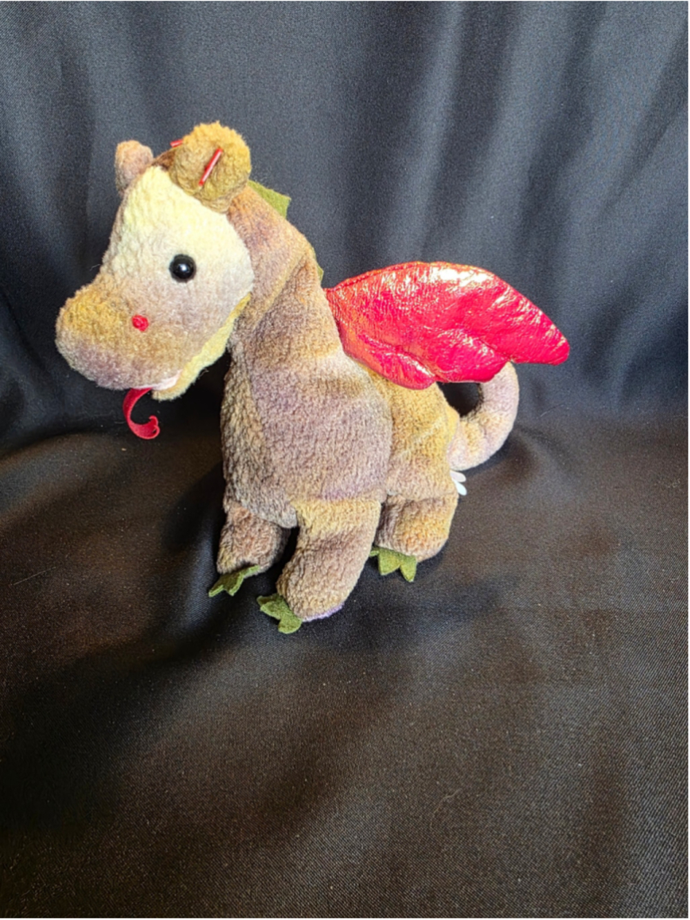 Ty Beanie Baby Scorch Dragon Stuffed Animal vintage